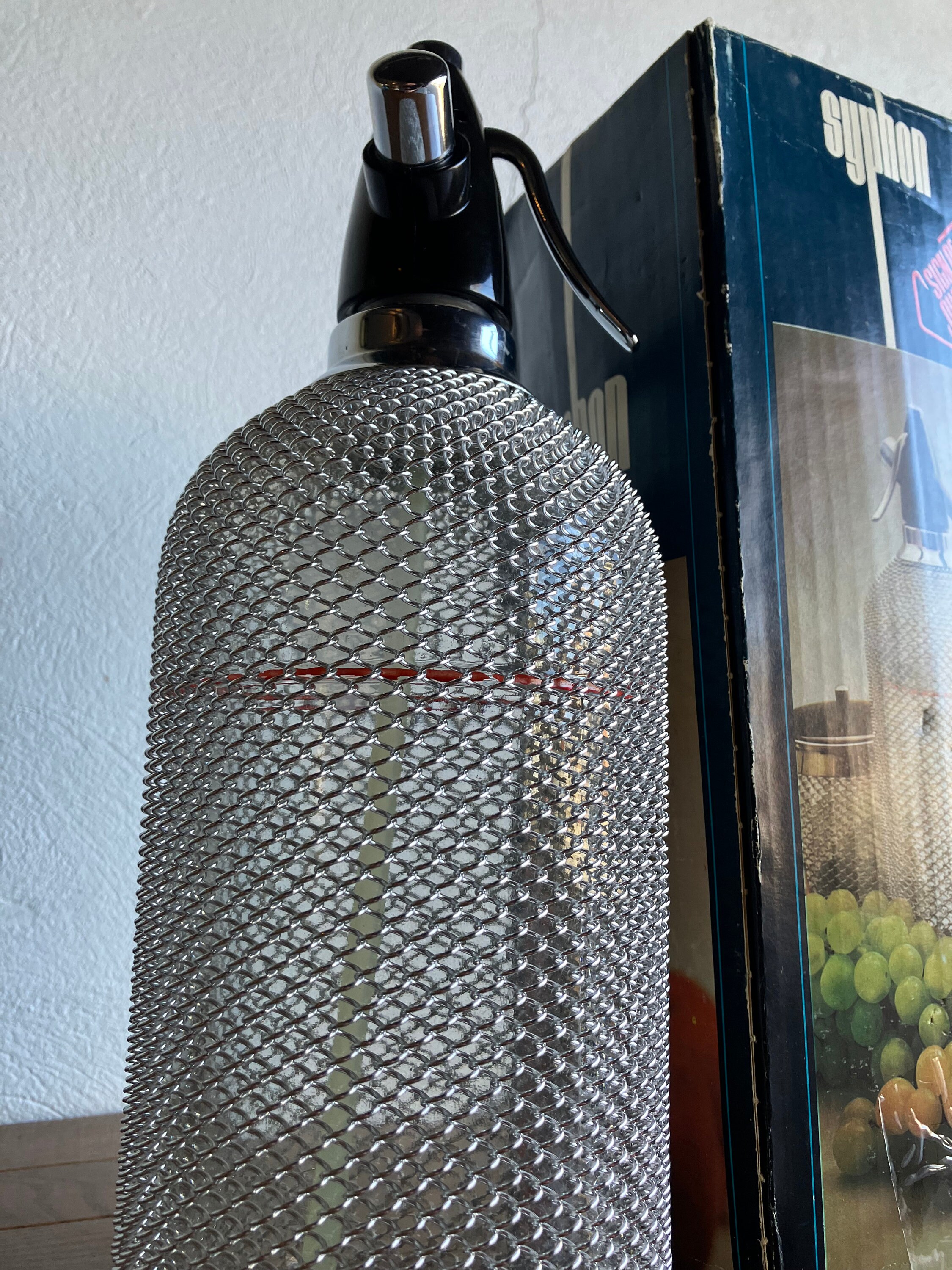 Vintage Soda Siphon Seltzer Glass Bottle - Merkuria Syphon Vintage Soda Siphon Seltzer Glass Bottle - Merkuria Syphon