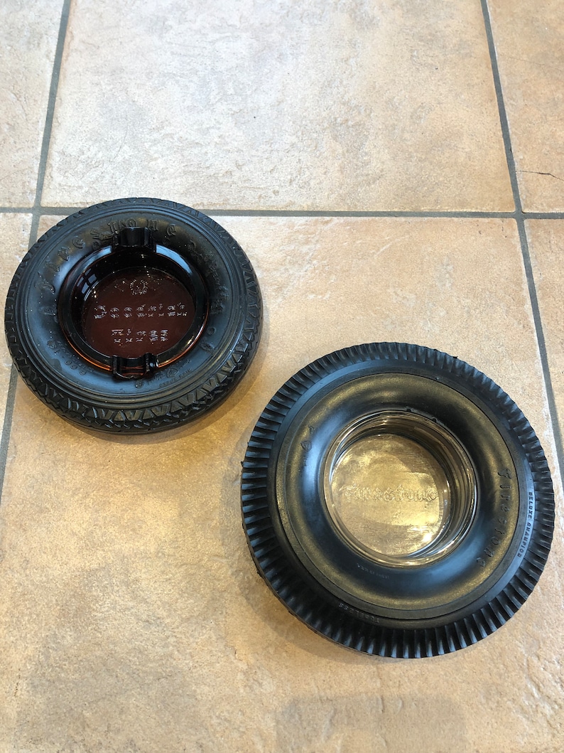 Firestone Goodrich Tire Ashtrays Etsy