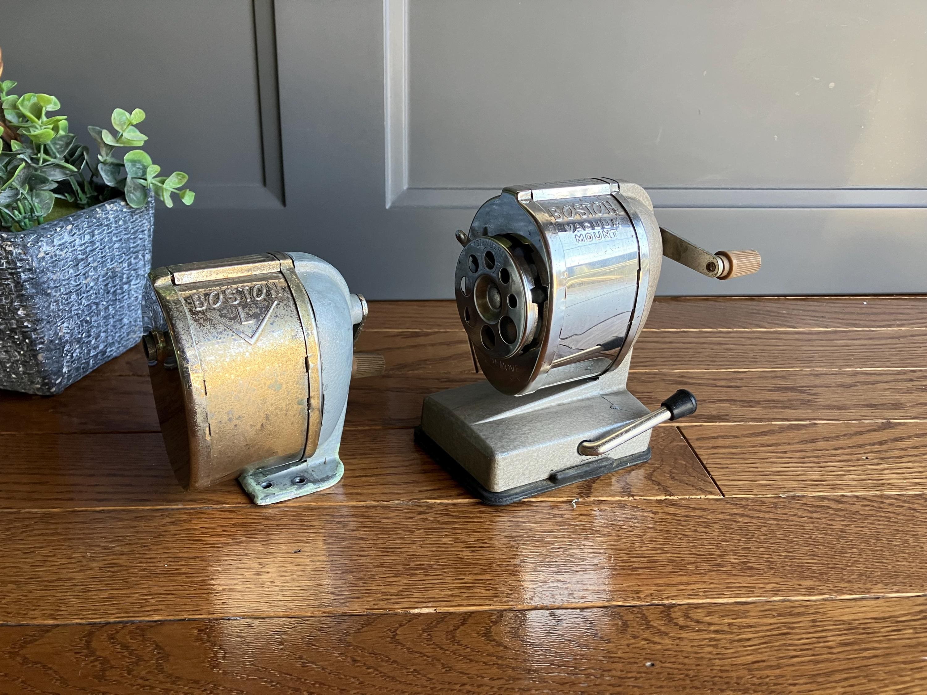 その他 BOSTON  PENCIL SHARPENER VINTAGE BOSTON KS PENCIL SHARPENER 8 HOLE WORK SCHOOL OFFICE