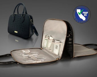 Clutter-Free Universal Handbag: Work | Travel | Gift, Vegan Leather Sleek Professional Bag