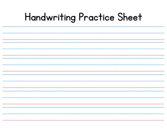 Hojas De Trabajo Para Practicar La Escritura A Mano 1236x1600