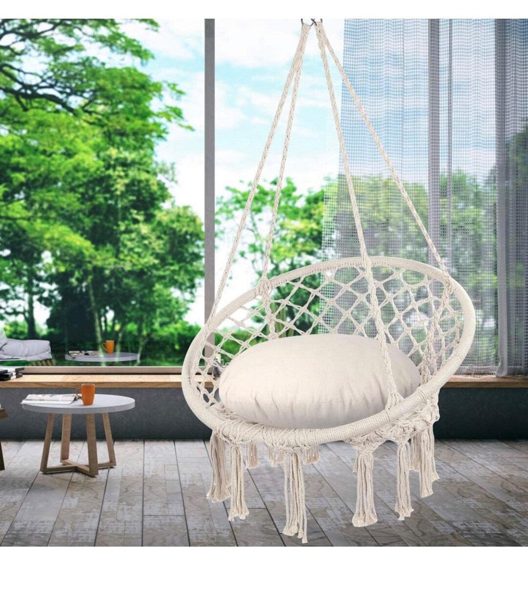 Stylish Boho Swing Chair Premium Cotton Celing Chair for Etsy