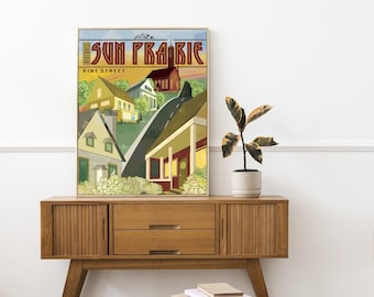 Sun Prairie Art | Hometown Sun Prairie | Historic Sun Prairie | Vine Street | Handmade | Sun Prairie Gift