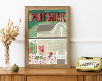 Sun Prairie Art | Hometown Sun Prairie | Historic Sun Prairie | The Crosse House | Handmade | Sun Prairie Gift
