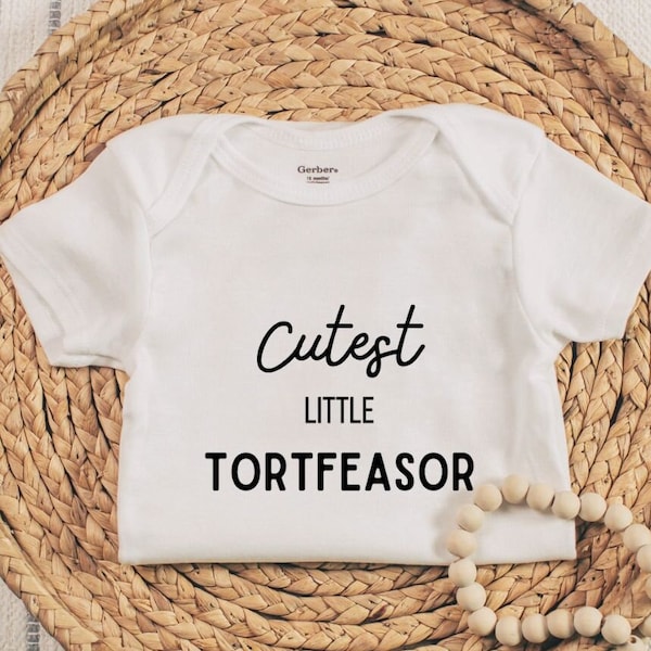 Funny Lawyer Gift | Cutest Little Tortfeasor | Lawyer Gift for Baby | Attorney Gift | Funny Gift, Baby Shower Gift, Onesies for Babies Funny