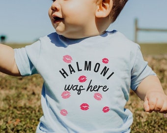 Halmoni Gifts | Halmoni Was Here Infant Tshirt | Halmoni Shirt | Korean Grandma Shirt for Baby | Gifts for Halmoni, Mother's Day Gift