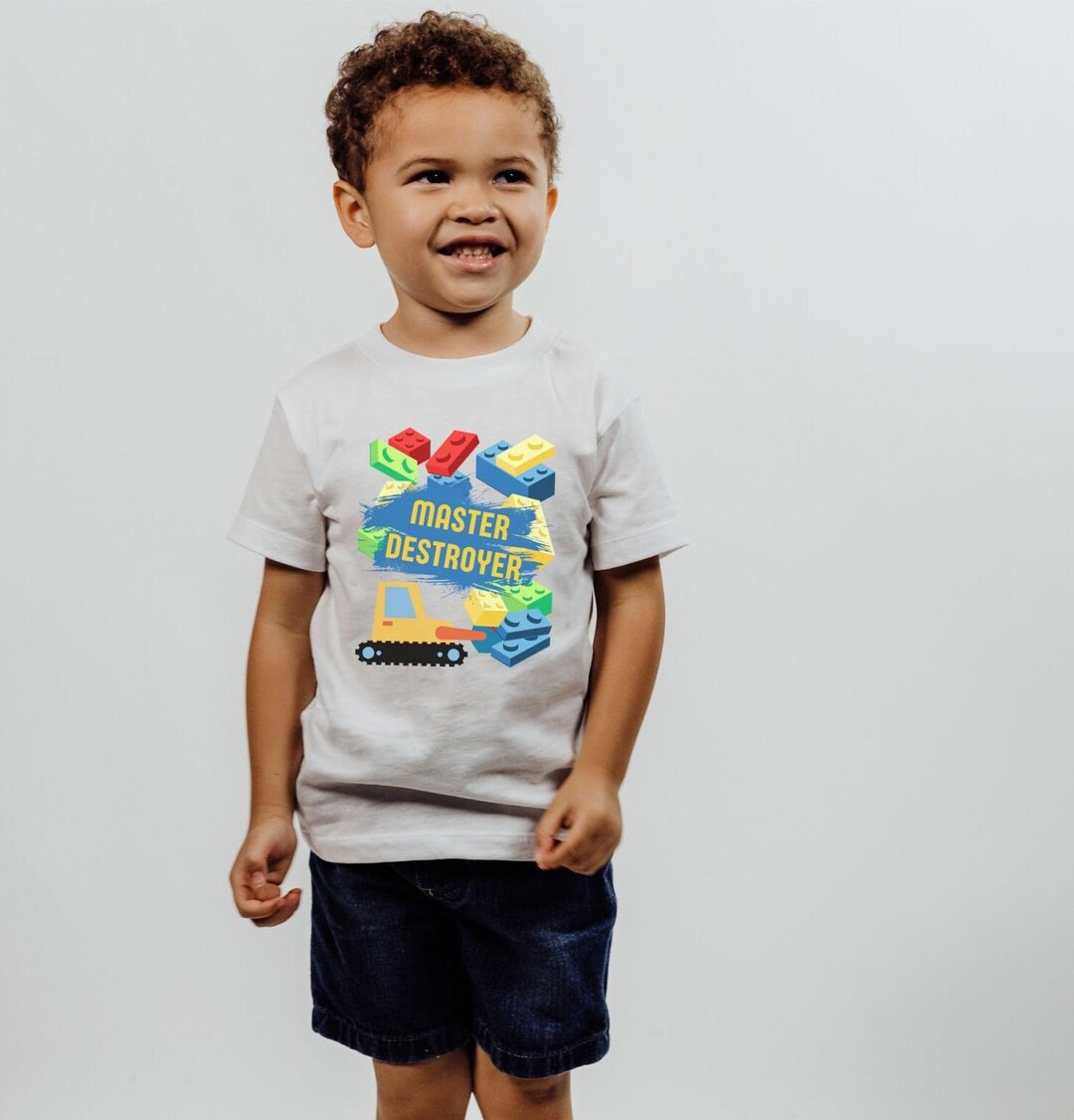 Building Blocks Shirt | Master Destroyer | Building Brick T-shirt ...