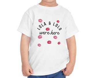 Lola en Lolo Were Here-T-shirt voor peuters