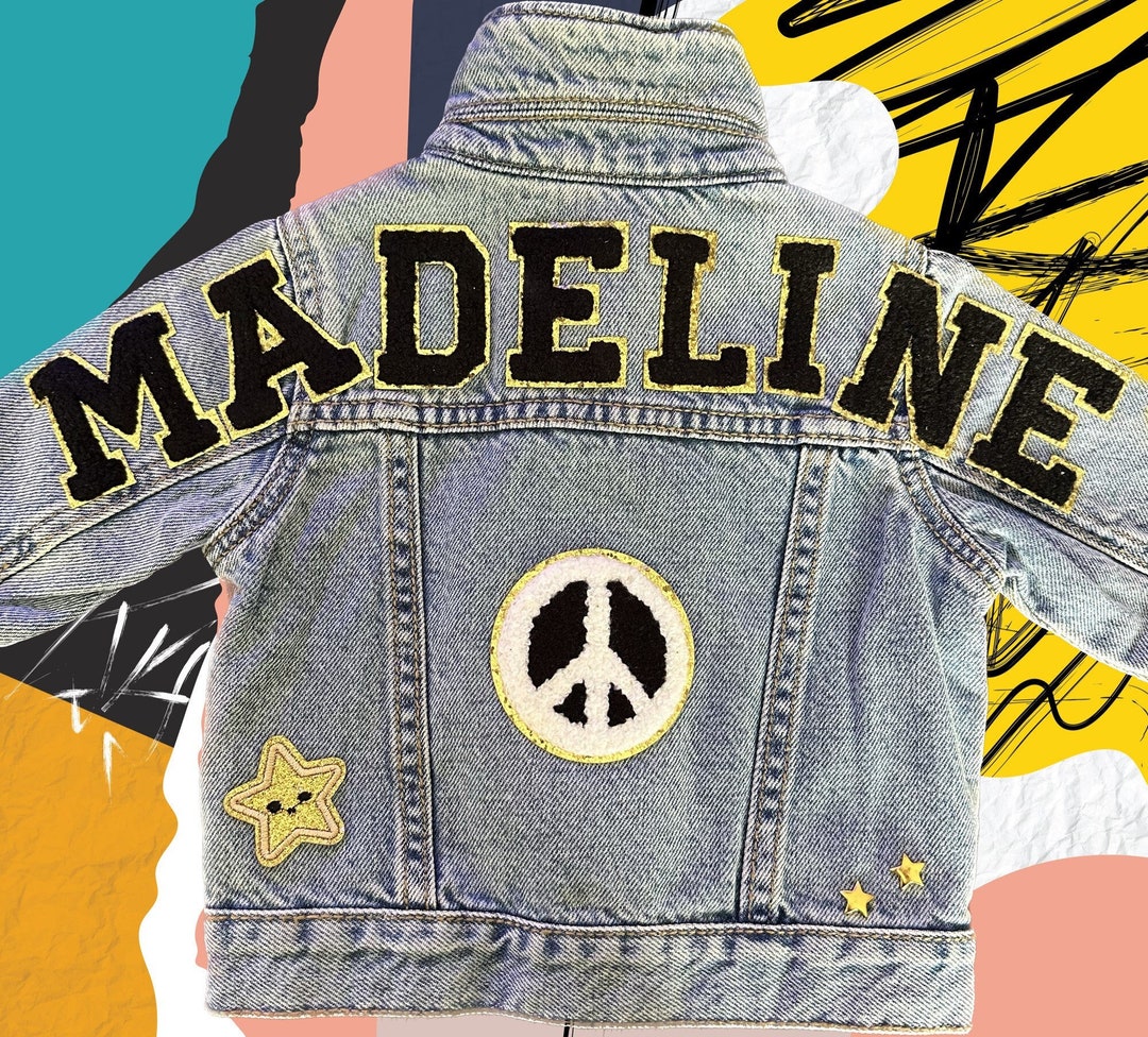 Custom Patch Jacket Custom Jean Jacket With Patches and Name