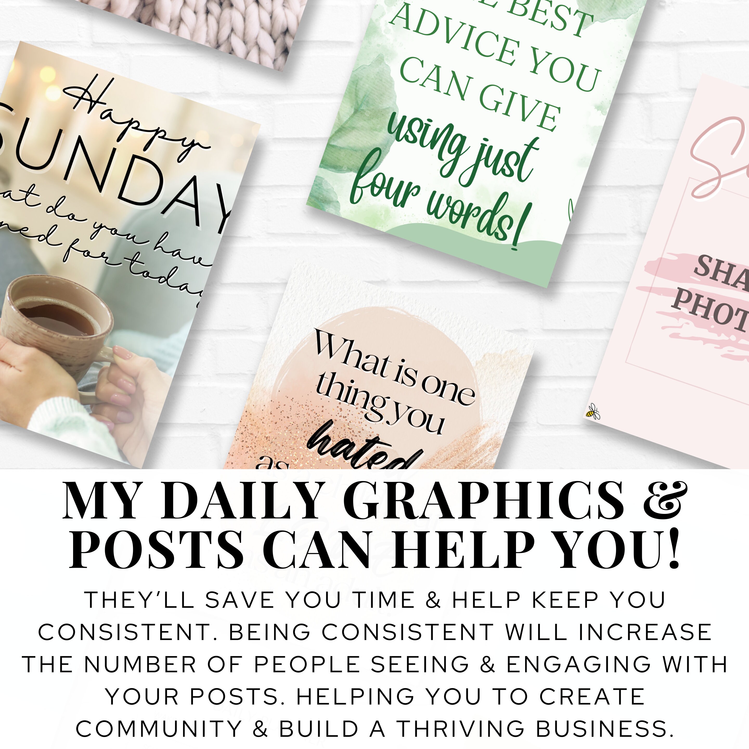 CUSTOMIZABLE JUNE 2024 Social Media Daily Interaction Posts to Boost Engagement W/ Canva