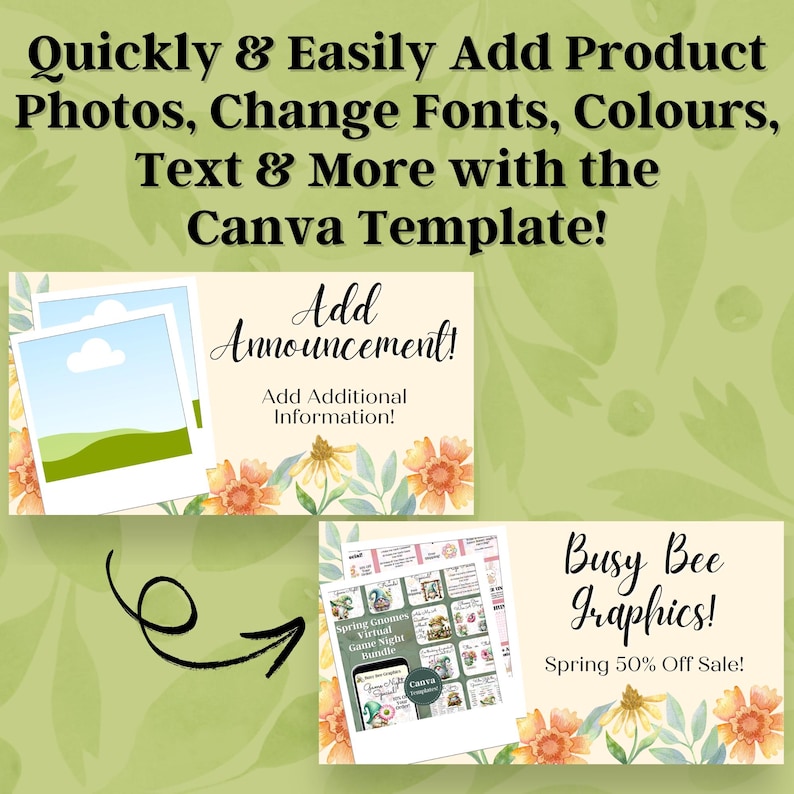 40 Spring Product Spotlight Facebook Cover Photo Banner Canva Templates ...