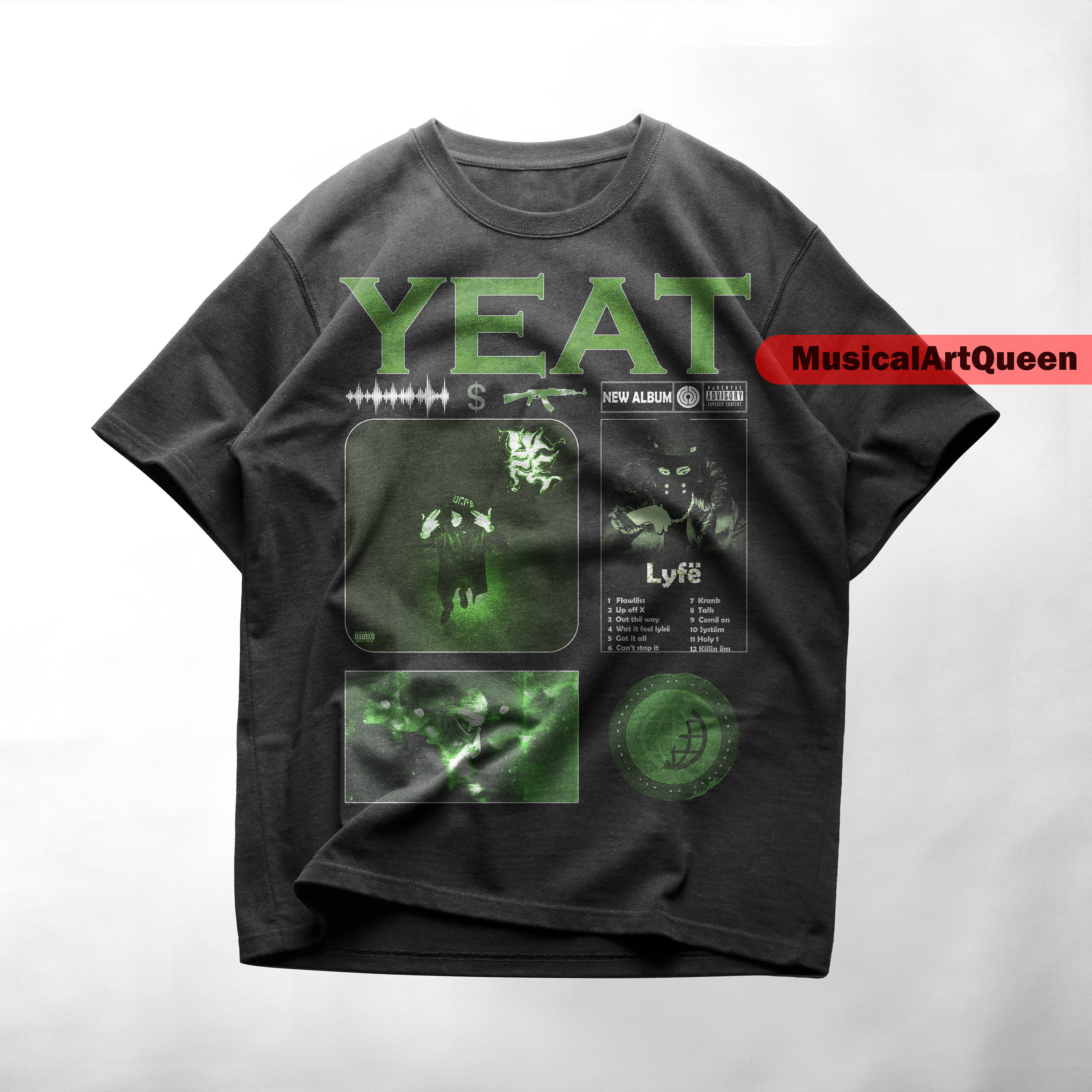 Yeat Tee Yeat Shirt Yeat Graphic Merch Etsy