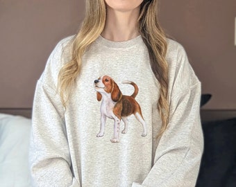 Beagle Crewneck | Beagle sweatshirt, beagle sweater, beagle mom, beagle mama, beagle gifts, beagle shirts, beagle xmas gifts, beagle love