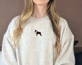 trendy boston terrier crewneck | christmas boston terrier sweatshirt boston terrier clothing boston terrier clothes boston terrier sweater