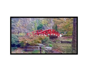 Japanese Garden Landscape for Samsung Frame TV Art