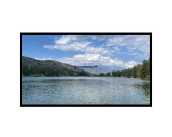 California Lake Kings Canyon National Park Landscape for Samsung Frame TV Art