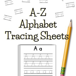 ABC Tracing | Alphabet Letters Tracing A-Z | Alphabet Tracing | Alphabet Worksheets Preschool Kindergarten Pre-k | A-Z Practice