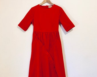 Vintage summer Red Dress