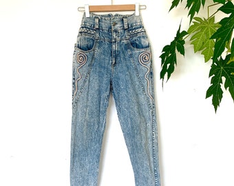 Vintage 70’s high waist denim mom jeans