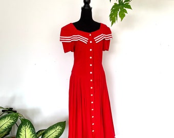 Vintage 1950’s red dress