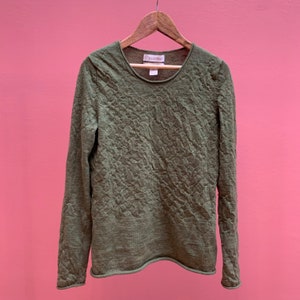 Merino green jumper