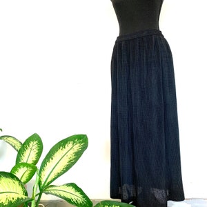 Vintage dark blue maxi skirt