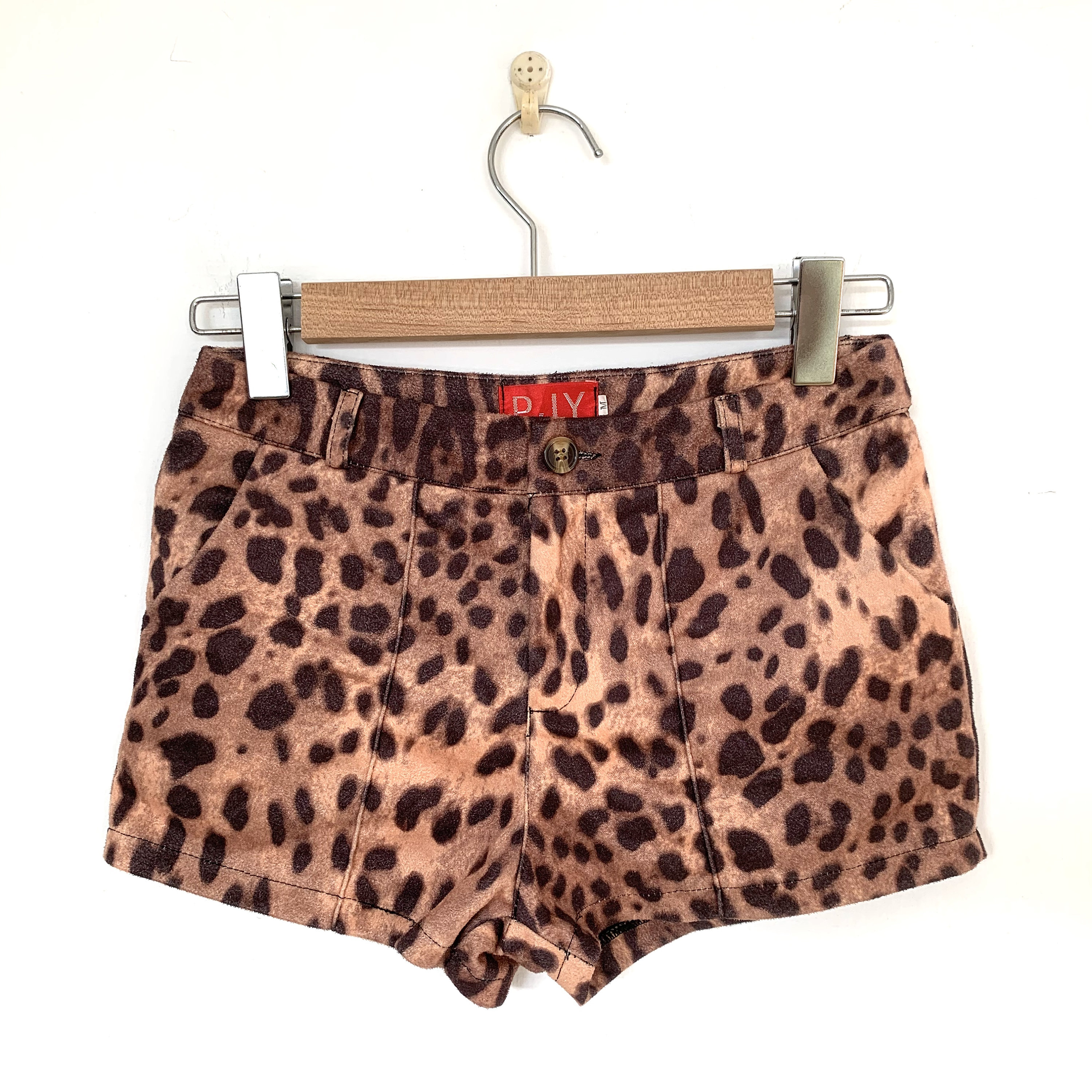 High Waist Shorts Cheetah Short Hot Yoga Shorts Plus Size Workout Pole Swim  Festival Animal Print Sxyfitness Made in USA 