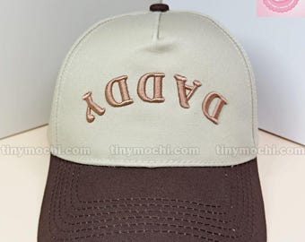 DADDY 3D Puff Embroidered Hat – Custom Raised Lettering Dad Cap, Personalized Headwear & Thread Colors