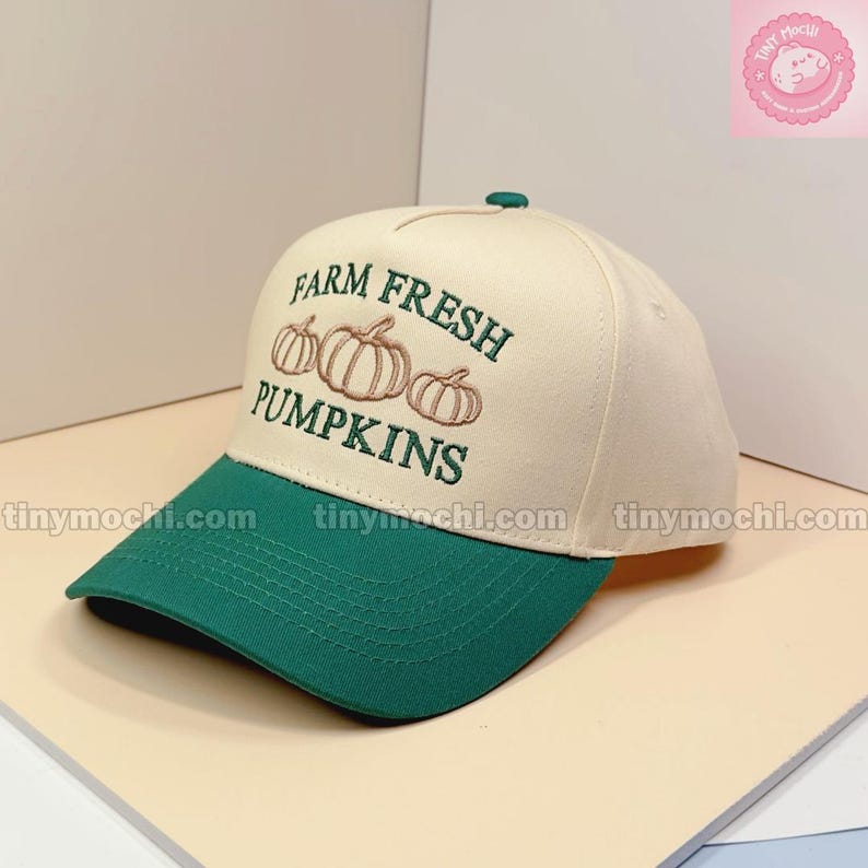 Breathable cotton blend + rustic embroidery = your new favorite fall cap!