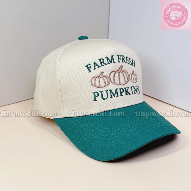 From apple orchards to pumpkin patches, this embroidered hat completes your fall look!