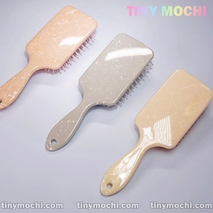 Marble Pattern Paddle Hair Brush: Nordic Style Detangling Brush
