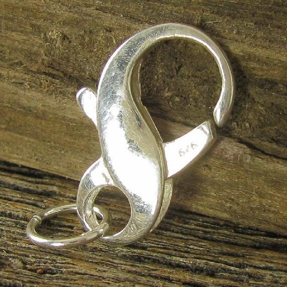 Extra Large Silver Lobster Clasp, Gold Claw Clasps, Parrot Clasps, Keychain  Clasp, Matte Atnique Silver Plated, 33x20mm, 2pc 