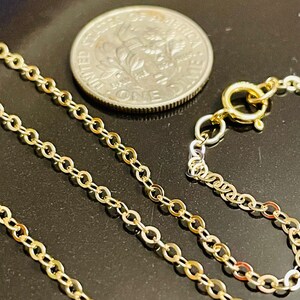 Gold Filled Necklace - 18 Inch  14kt 1.6mm Cable Chain - Finished - Gift idea - Mother&#39;s Day - LegacySilverSupplies CH110