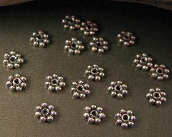 Zwischenperle Als Verbinder Gänseblümchen Antik Bronze