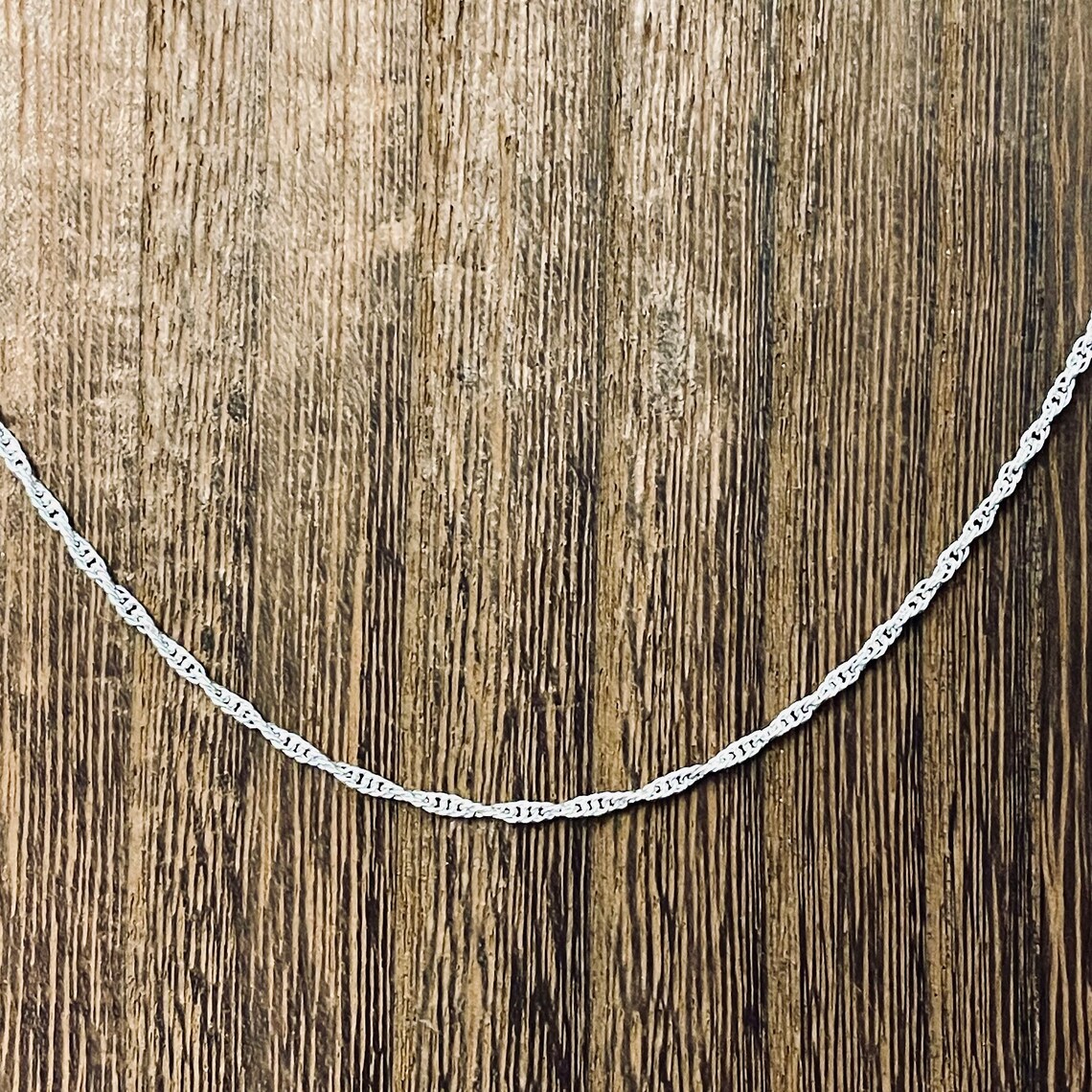 Tarnished Rope Anti Tarnish Double Rope Chain 925 Sterling Silver Necklace - 1.8mm ...