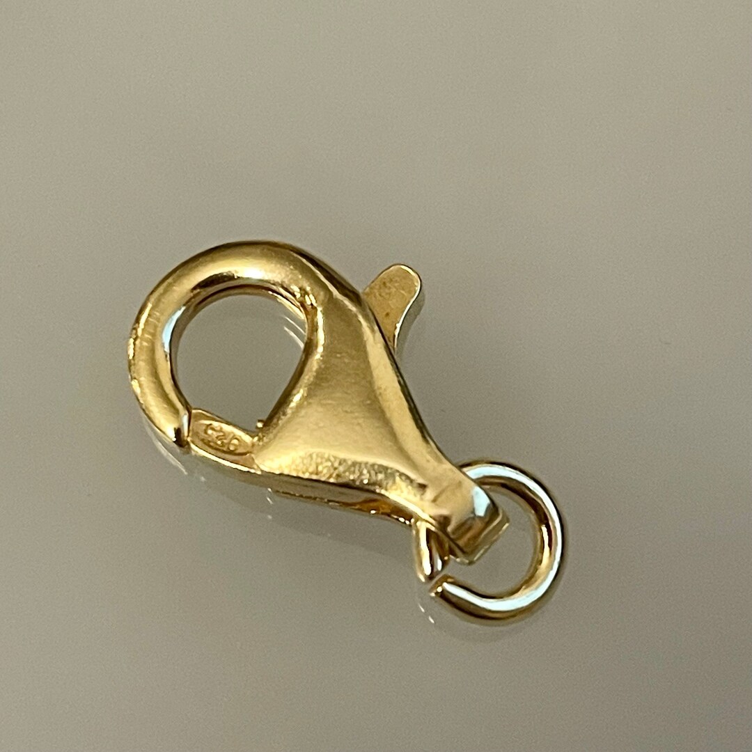 1 EXTRA Extra LARGE Vermeil Gold Lobster Claw 19.6mm Clasp Clasps