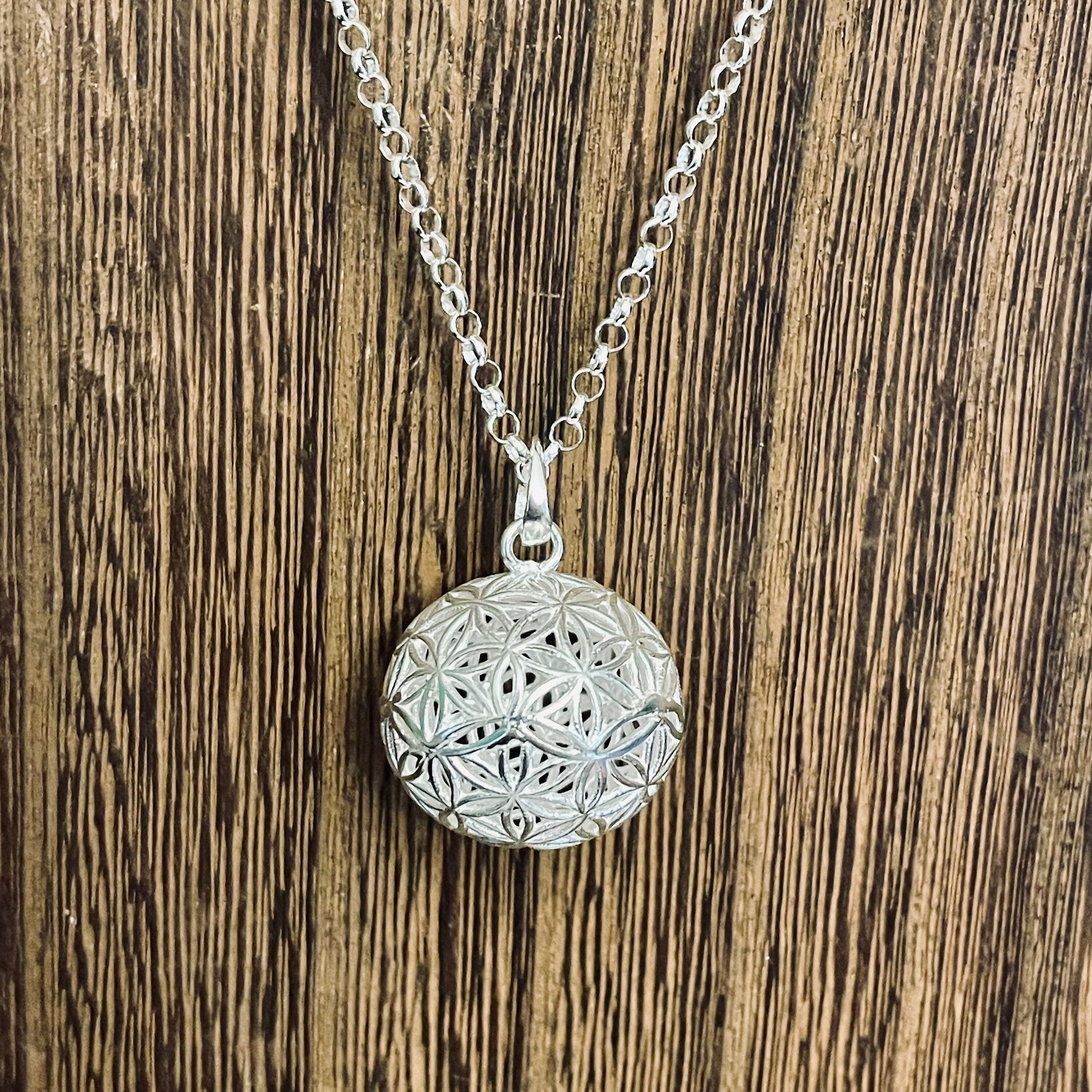 30mm Sterling Silver Harmony Ball Pendant - Etsy