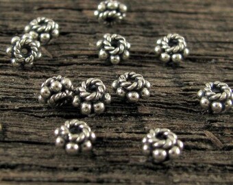 Perline Di Bali In Argento Sterling Ossidato: Accessori Per - Foto 3