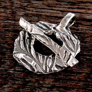 Large Round Toggle Clasp in Sterling Silver - 23mm Artisan Rustic Handcrafted Clasp - Heavy Duty Jewelry Clasp - Silver Supplies AC196