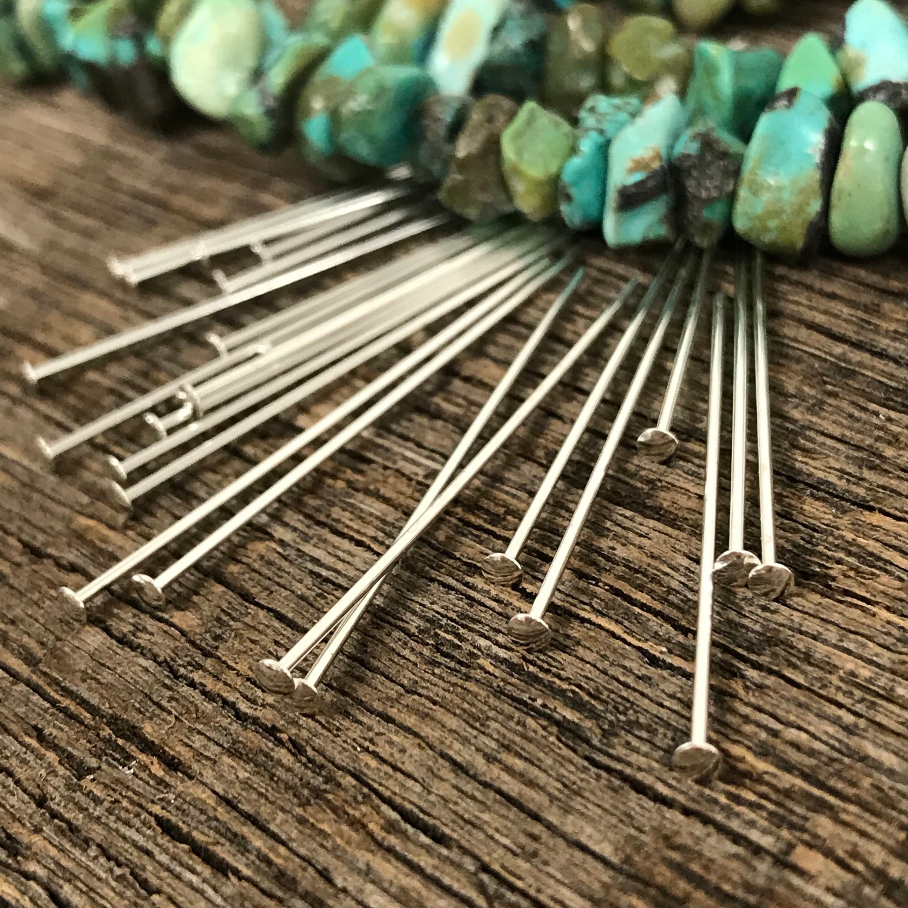 500 Bronze Flat Head Pins for jewelry making, 2-3/4 long 20ga, pin007