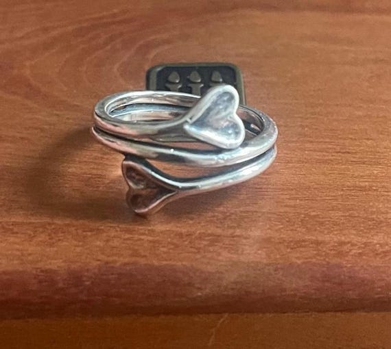 アクセサリー James Avery jewelry ring Rare Find - James Avery Retired Hearts Embrace Ring, Size 6 - Etsy