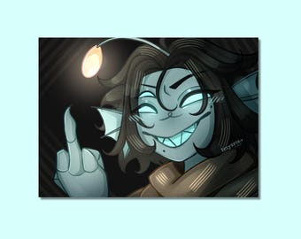 Sebastian Solace Mini-Print | Roblox Pressure A5 Glossy Print
