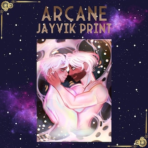 Jayce & Viktor Glossy Print || Arcane, League of Legends, Jayvik A4 Print