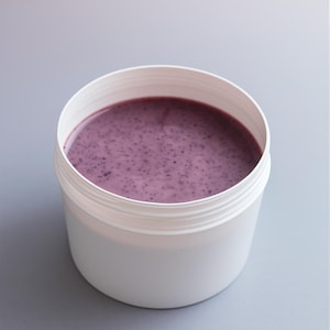 Moisturizing hair cream for curly and frizzy hair, hibiscus cream, shea butter, coconut oil, olive oil and cream base