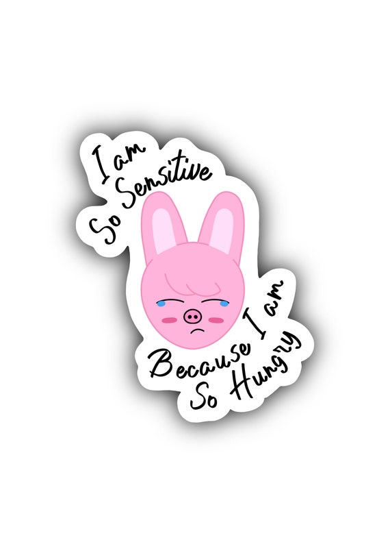 I Am so Hungry Changbin Dwaekki Sticker, Stray Kids Sticker - Etsy
