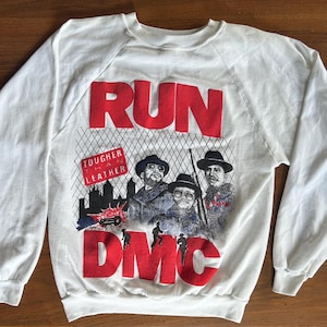 80s Run Dmc Vintage Sweatshirt - Etsy
