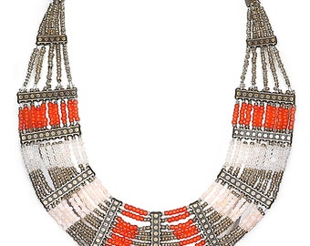 Multicolor Halsband Perlen Halskette für Frauen - Geschenk für Sie - Kraftvoller Handgemachter Choker für Mädchenmode - In Niedlicher Custom Box Verpackung