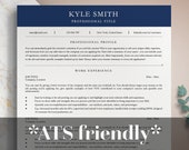 Executive Resume Template Google Docs, Word, Pages , Professional Resume Template 2023 , Resume Template Director, Blue Resume Template, CV