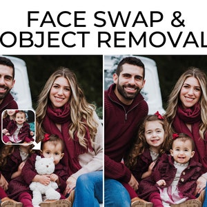 Face Swap and Object Removal Photoshop QUICK TURNAROUND! Photo Editing, Photo Edit, Image Correction, Expert Edit, Faceswap