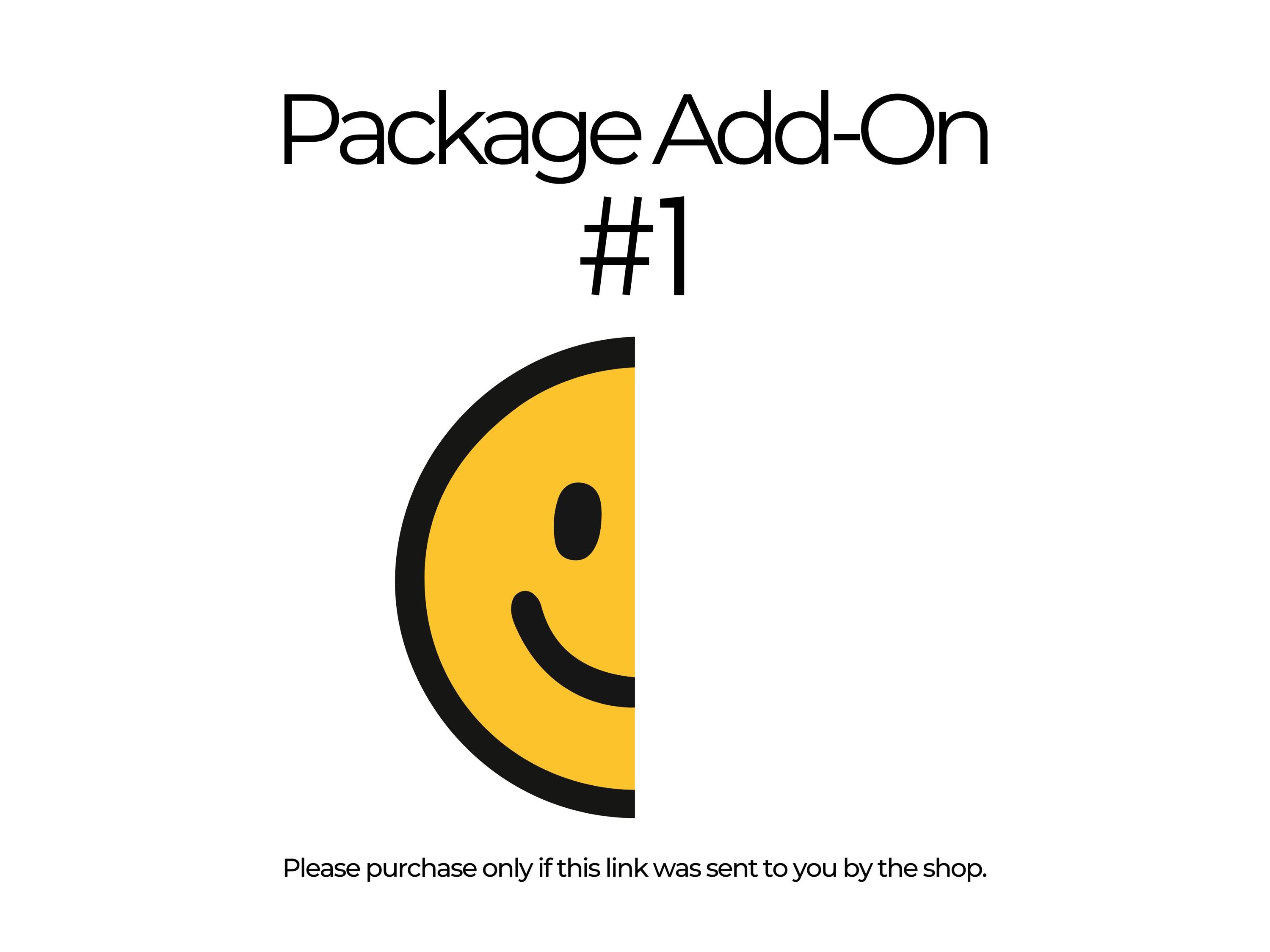 Package Add-on #1 | Custom Quote | for Shop Use Only - Etsy